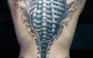 Татуировка в стиле стимпанк Татуировки в стиле стимпанк для мужчин