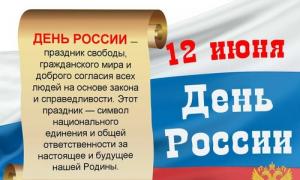 Slavi se 12. lipnja.  Povijest dana u Rusiji.  Crkveni blagdan po pučkom kalendaru